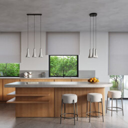 Luminosa Lighting Luminosa Rea Modern Bar Pendant Ceiling Light Concrete 2X E14 - thumbnail 6
