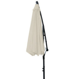 Sundaze Cream 3M Garden Banana Parasol Cantilever Umbrella With Adjustable Crank Patio Sun Shade - thumbnail 7