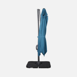 Sweeek - 3X3M Square Cantilever Parasol Falgos Duck Blue With Cover Included - thumbnail 6