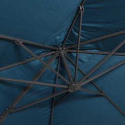 Sweeek - 3X3M Square Cantilever Parasol Falgos Duck Blue With Cover Included - thumbnail 4