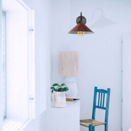 Vintage Rustic Wall Light Fixture 22Cm Metal Cone Shade E27 Swan Neck For Hallway Bedroom - thumbnail 4