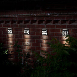Taylor & Brown 6 Pack Solar Fence Lights, Waterproof Led Decorative Outdoor Lamps For Garden, Patio, Wall, Gate, Yard & Stairway - thumbnail 4