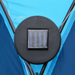 Walplus Party Tent Garden Gazebo Canopy With Led And 4 Sidewalls 3.6X3.6X2.3 M Blue - thumbnail 6