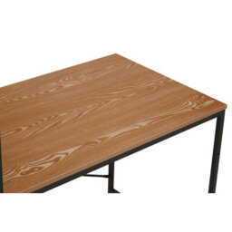 Orsina Red Pomelo Desk With Shelves,study Table With Built-In Bookcase,laminated Veneer Top Workstation For Home - thumbnail 8