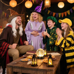 CLEFFNS 3Pcs Halloween Decor Lantern, Portable Led Candle Lantern, Simulation Candle Flashing For Outdoor Indoor Halloween Party Decor - thumbnail 4