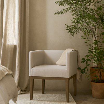 Wyld Haus Jacarei Natural Linen And Oak Accent Chair By - image 1