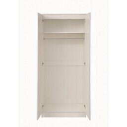 Timber Art Design Rio Costa 2 Door Double Wardrobe In White - thumbnail 4