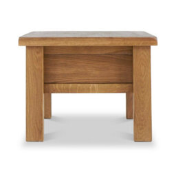 Zelah Oak 92.5Cm Large Rectangular Coffee Table With Drawer - By Roseland Furniture - thumbnail 8