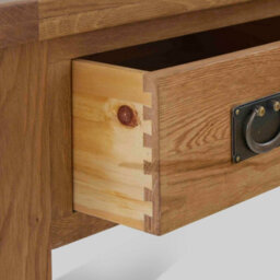 Zelah Oak 92.5Cm Large Rectangular Coffee Table With Drawer - By Roseland Furniture - thumbnail 5