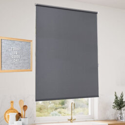Lister Cartwright Blackout Plain Roller Blinds Windows Blind Child Safety Included (Dark Grey, 200 Cm Width X 160 Cm Drop) - thumbnail 5