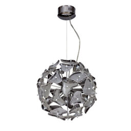 Luminosa Lighting Luminosa Otto Pendant 41 Light G4 Sphere, Polished Chrome, Not Led/cfl Compatible