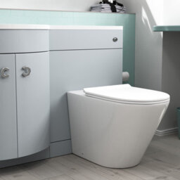 Nes Home 1100mm Left Hand Matte Grey Basin Vanity, Wc Unit & Back To Wall Toilet - thumbnail 3