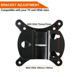 "Sundaze Monitor Tv Wall Mount Bracket Swivel & Tilt For 10"" - 32"" Led Curved Qled Qe 4K Lcd Oled Suhd Uhd Television" - thumbnail 2