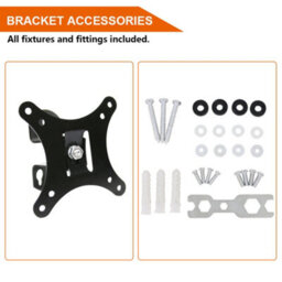 "Sundaze Monitor Tv Wall Mount Bracket Swivel & Tilt For 10"" - 32"" Led Curved Qled Qe 4K Lcd Oled Suhd Uhd Television" - thumbnail 6