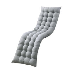 Living And Home Grey Bench Recliner Chair Swing Chair Seat Pad Cushion Sunlounger Cushion In Outdoor Or Indoor 160Cm W X 50Cm D - thumbnail 6