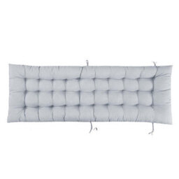 Living And Home Grey Bench Recliner Chair Swing Chair Seat Pad Cushion Sunlounger Cushion In Outdoor Or Indoor 160Cm W X 50Cm D - thumbnail 2