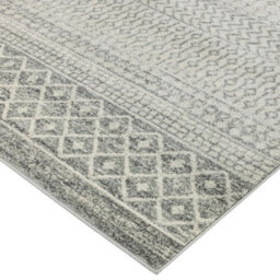 Furniturebox Uk Korra Grey Aztec Patterned Rug 120X170 - thumbnail 5