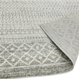 Furniturebox Uk Korra Grey Aztec Patterned Rug 120X170 - thumbnail 6