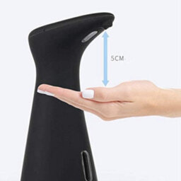 Matte Black Soap Dispenser, Automatic Soap Dispenser With Intelligent Infrared Sensor, Hands-Free Pump, Liquid Soap Dispenser - thumbnail 2