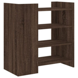 Berkfield Sideboard Brown Oak 73.5X35X75 Cm Engineered Wood - thumbnail 6