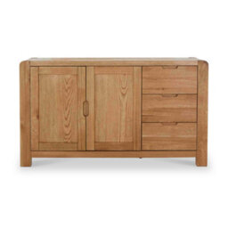 Harvey Large Oak Sideboard - Fully Assembled By Roseland Furniture - thumbnail 2