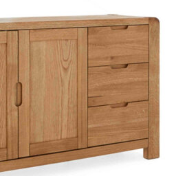 Harvey Large Oak Sideboard - Fully Assembled By Roseland Furniture - thumbnail 3