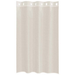 Berkfield Voile Curtains With Grommets 2 Pcs Cream 140X175 Cm - thumbnail 4