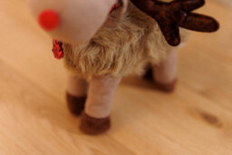 Christmas Reindeer Decoration Festive Sequinned Ornament Xmas Décor 41Cm Plush Soft - thumbnail 7
