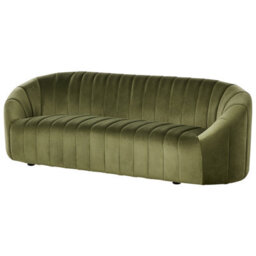 Beliani Sofa 3 Seater Malung Velvet Dark Green - thumbnail 5