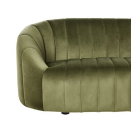 Beliani Sofa 3 Seater Malung Velvet Dark Green - thumbnail 7