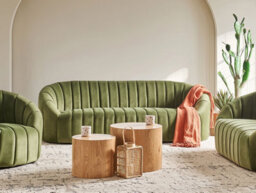 Beliani Sofa 3 Seater Malung Velvet Dark Green - thumbnail 2