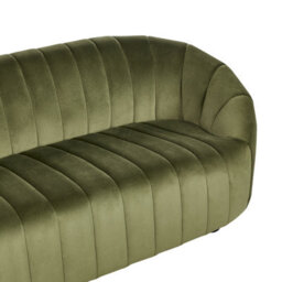 Beliani Sofa 3 Seater Malung Velvet Dark Green - thumbnail 8