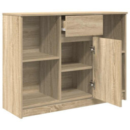 Vidaxl Sideboard With Drawer Sonoma Oak 101X35X76 Cm Engineered Wood - thumbnail 5