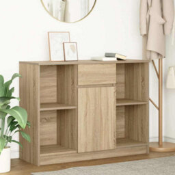 Vidaxl Sideboard With Drawer Sonoma Oak 101X35X76 Cm Engineered Wood - thumbnail 1