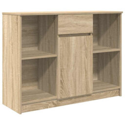 Vidaxl Sideboard With Drawer Sonoma Oak 101X35X76 Cm Engineered Wood - thumbnail 2