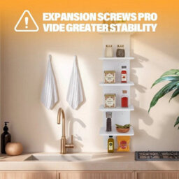 5Tier Corner Shelf Display Floating Shelf - thumbnail 5