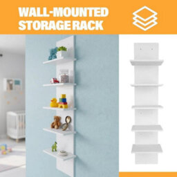 5Tier Corner Shelf Display Floating Shelf - thumbnail 4