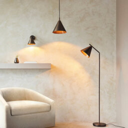 Loops 2 Pack Of Adjustable Antique Bronze Pendant Lights - Stylish Modern Ceiling Fixtures - thumbnail 7