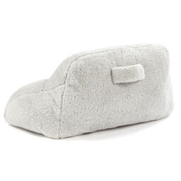 Ohs Teddy Fleece Bed Reading Cushion Pillow With Arms Lumbar Support - thumbnail 5