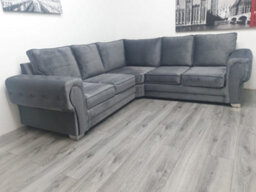 Stratus Interiors Oyster Lined Fabric Sofa - Luxury Upholstered Contemporary Lounge Seating With Cushions For Living Room - 2 Seater - Mink - thumbnail 9