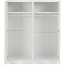 Seconique Malvern 4 Door Wardrobe - White - thumbnail 4
