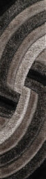 Modern Soft Swirl Shimmer Shaggy Area Rugs Grey 200X290 Cm - thumbnail 6
