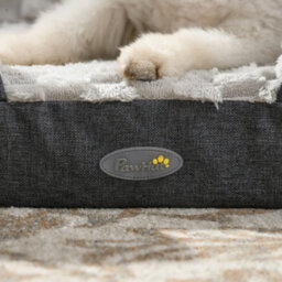 Pawhut Dog Bed Calming Pet Bed Dog Mattress For Small Dogs - Charcoal Grey - thumbnail 9