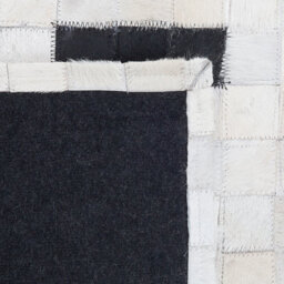 Beliani Rug Bolu Black 160 X 230 Cm Leather - thumbnail 7