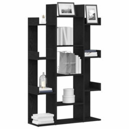 Walplus Bookcase Black Oak 86 X 25.5 X 140 Cm Engineered Wood - thumbnail 3