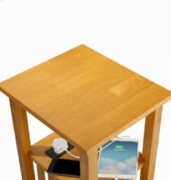 Hallowood Furniture Aston Magazine Table With Power Sockets - thumbnail 8