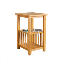 Hallowood Furniture Aston Magazine Table With Power Sockets - thumbnail 4