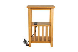 Hallowood Furniture Aston Magazine Table With Power Sockets - thumbnail 5