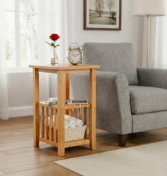 Hallowood Furniture Aston Magazine Table With Power Sockets - thumbnail 2
