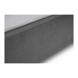 "Ashfield Premium Grey Velvet Bed With Black Legs - Double 4Ft 6"" (135Cm)" - thumbnail 7